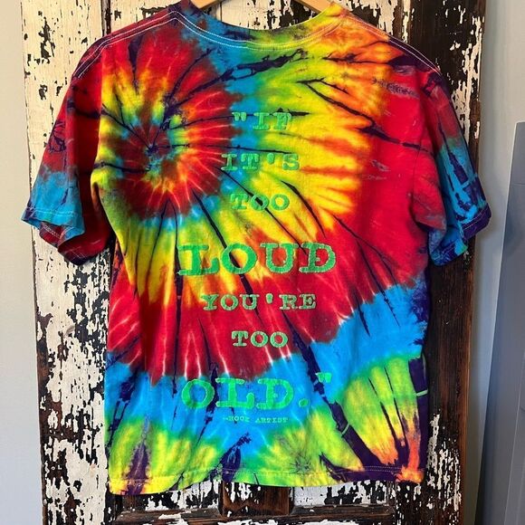 Rock N RollHall of Fame tie dye size Medium unisex T-shirt. “If It’s too loud…. - Picture 5 of 7